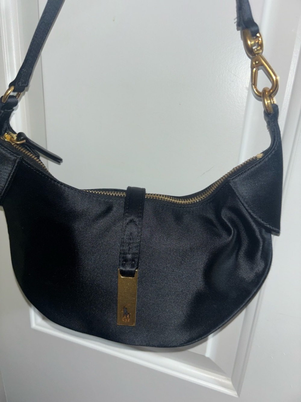 Polo ID satin mini shoulder bag - Picture 5 of 6